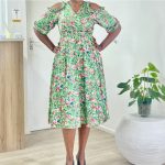 Garden Bloom Midi Dress