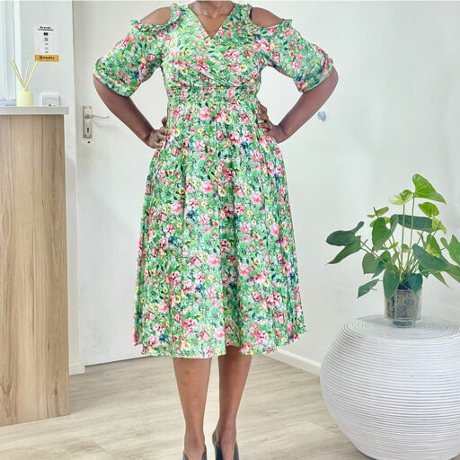 Garden Bloom Midi Dress