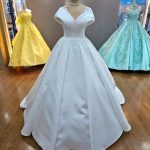 Seraphina Lace Appliqué Wedding Gown