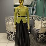 Lime Noir Statement Skirt Set