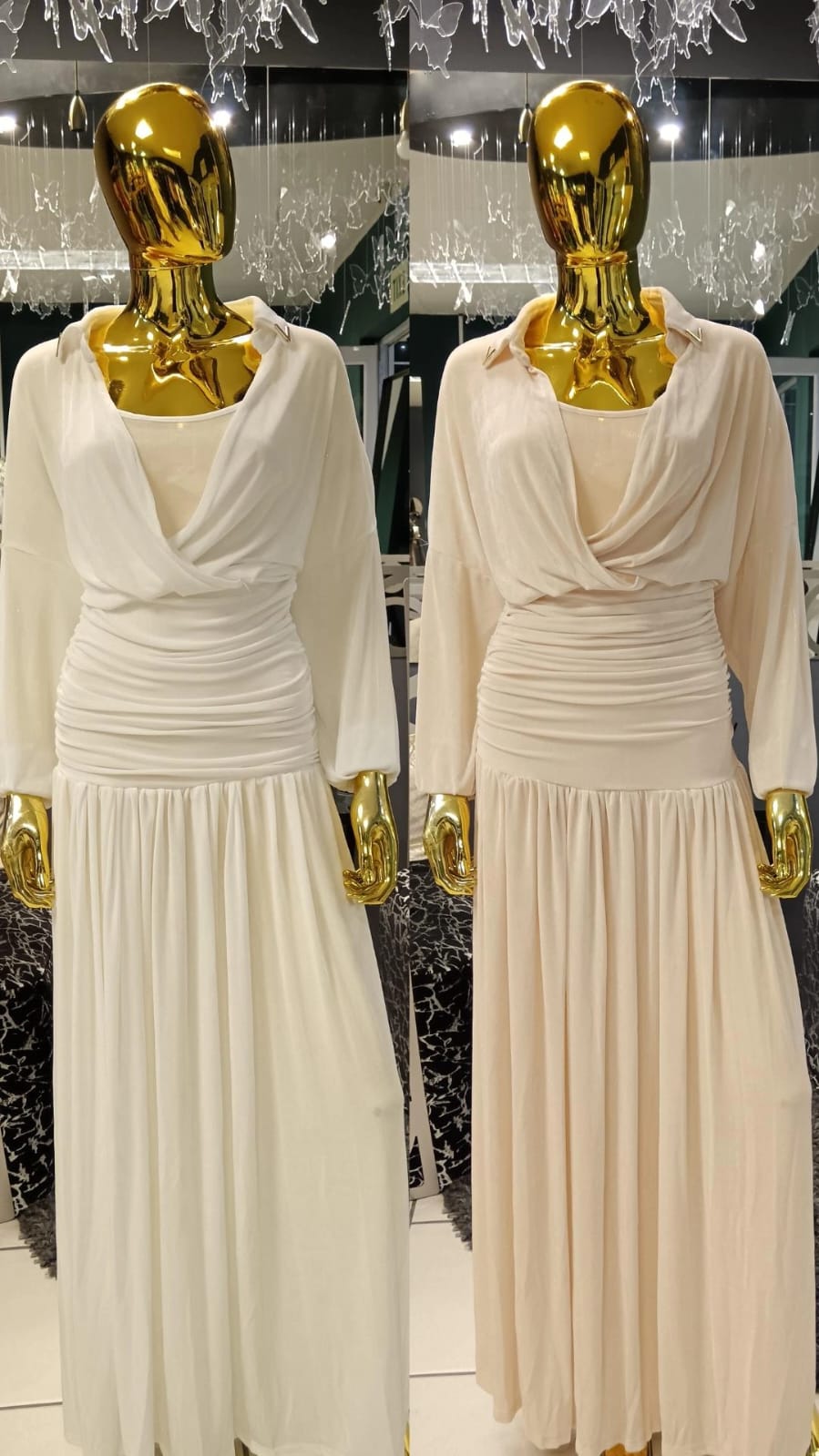 Serena Cowl-Neck Maxi Dress