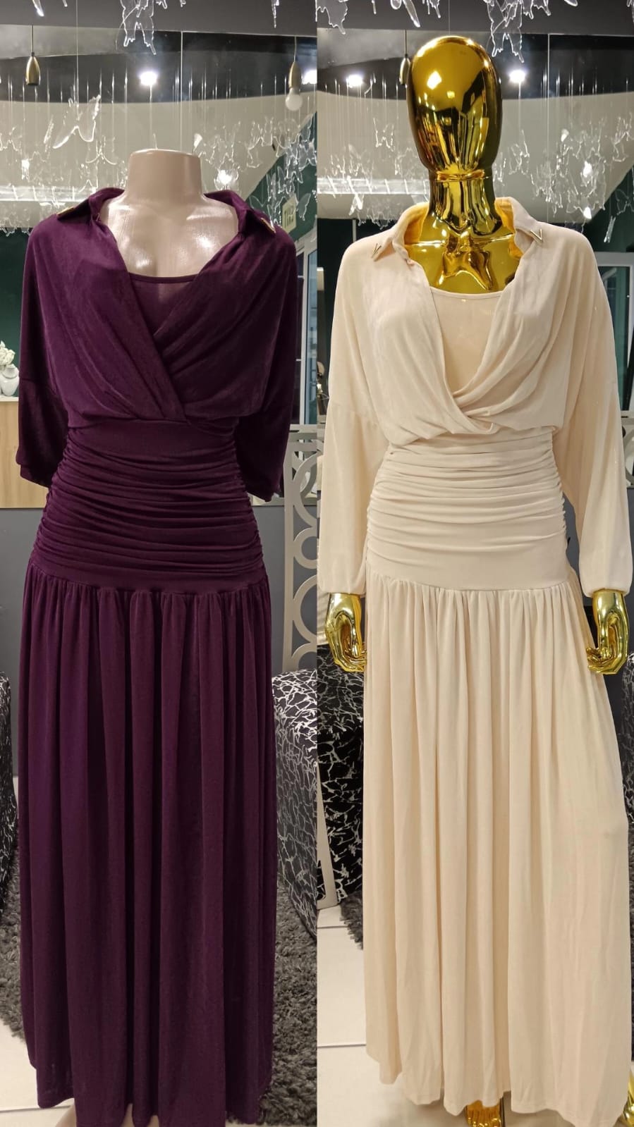 Serena Cowl-Neck Maxi Dress
