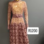 Rosé Sparkle Lace Maxi Dress